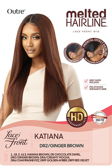 Outre Synthetic Melted Hairline Lace Front Wig Katiana